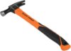 Klein Tools Straight-Claw Hammer, 18-Ounce, Fiberglass Handle