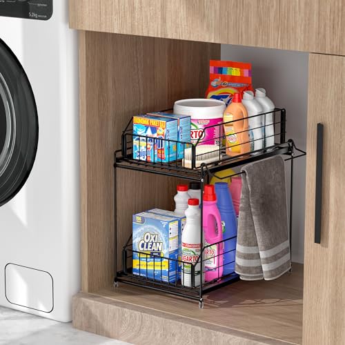 SUEH DESIGN Under Sink 2-Tier Cabinet Organizer - Image 5