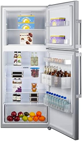 Summit Appliance 28" Wide Top Mount Refrigerator-Freezer FF1513SS - Image 2