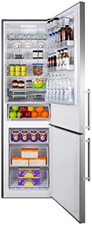 Summit Appliance FFBF181ES2 Bottom Freezer Refrigerator, Stainless Steel - Image 2