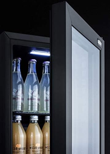 Summit Appliance SCR114L Commercial Compact Refrigerator, Lock & Glass Door - Image 5