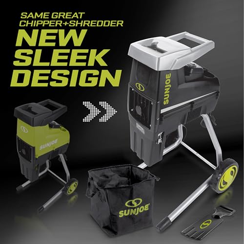 Sun Joe 15-Amp Electric Wood Chipper/Shredder with Blower - Image 2