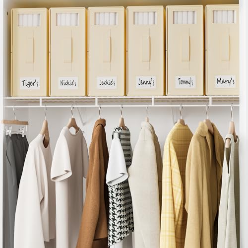 SUOCO Foldable Linen Closet Organizer, 6 Pack - Image 5