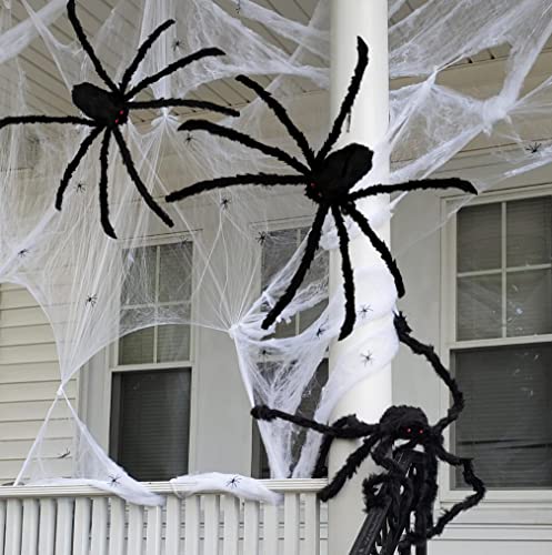 Supoice Halloween Decorations 4.9 Ft Black Spider - Image 3