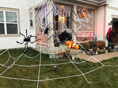 Supoice Halloween Decorations 4.9 Ft Black Spider - Image 4