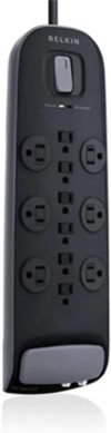 Belkin Surge Protector – 12 AC Outlets, 8 ft Cord