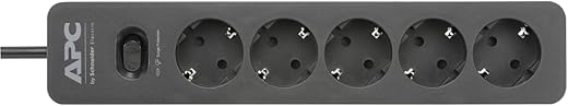 APC Surge Protector Bloc With 5 Schuko Outlets