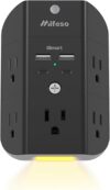 Mifaso Surge Protector Outlet Extender With Night Light