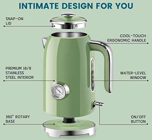 SUSTEAS Electric Kettle - 57oz Fast Heating Boiler - Image 2