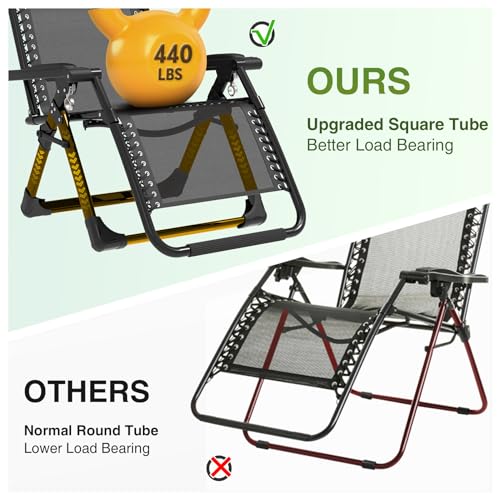 Suteck Zero Gravity Reclining Camping Lounge Chair - Image 4