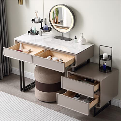 Suuim Rock Slab Dresser With Retractable Cabinet - Image 4