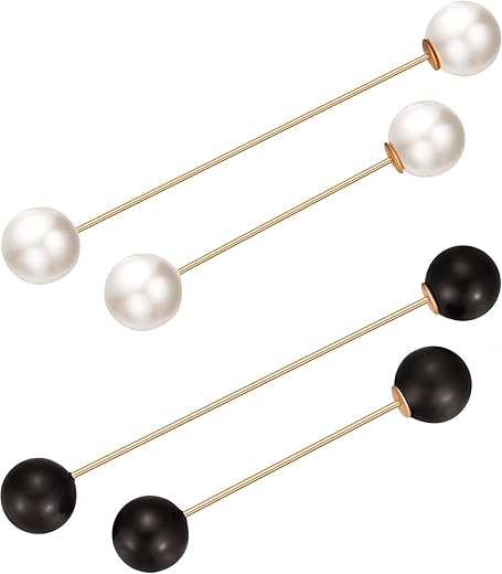 Chuangdi Sweater Shawl Clips Pearl Brooch Pins
