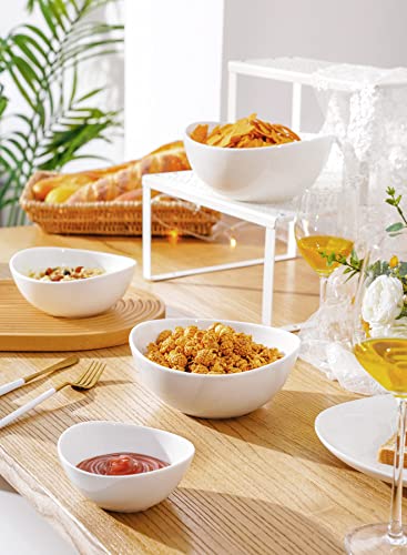 Sweese Porcelain Serving Bowls, Microwave & Dishwasher Safe - Image 3