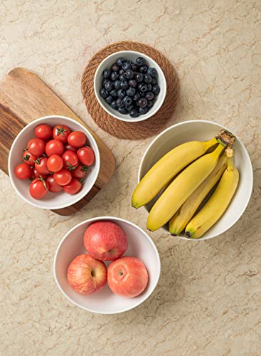 Sweese Porcelain Serving Bowls, Microwave & Dishwasher Safe - Image 5