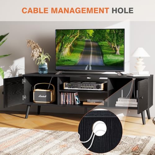 Sweetcrispy Modern TV Stand For 55-60 Inch TV - Image 4