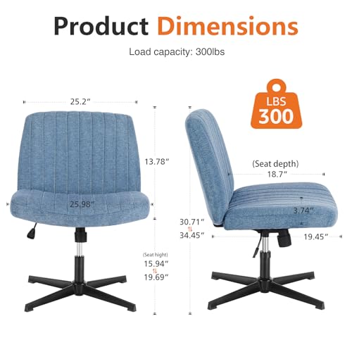 Sweetcrispy Sweetcrispy Armless Cross Legged Office Chair - Image 3
