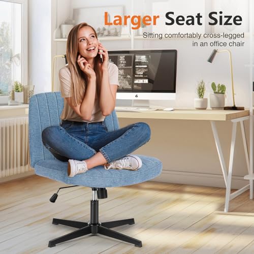 Sweetcrispy Sweetcrispy Armless Cross Legged Office Chair - Image 5
