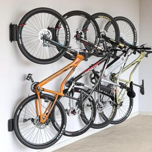 monTEK Swivel Bike Wall Mount, Space-Saving Rack