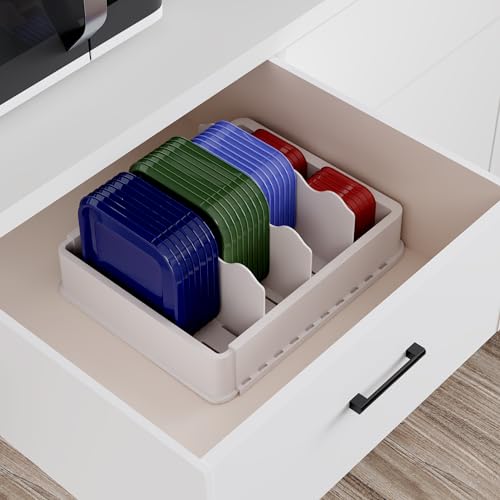 SWOMMOLY Expandable Food Storage Lid Organizer - Image 5