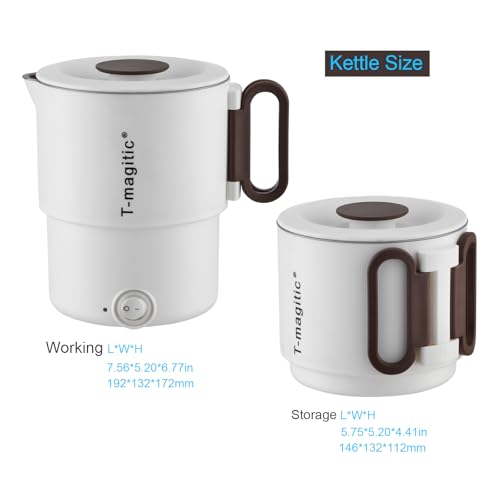 T-magitic Portable Dual Voltage Mini Travel Kettle - Image 3