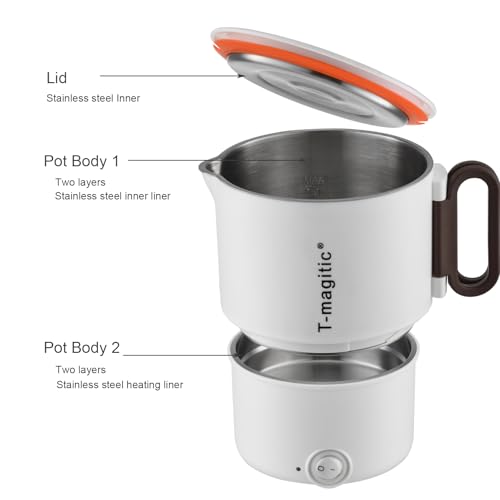 T-magitic Portable Dual Voltage Mini Travel Kettle - Image 4