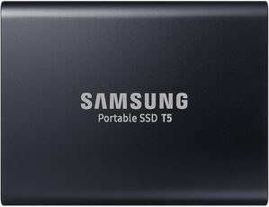 SAMSUNG T5 Portable SSD 1TB – MU-PA1T0B/AM