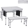 Nice C Table With Bench & Kitchen Station