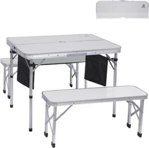 Nice C Table With Bench & Kitchen Station