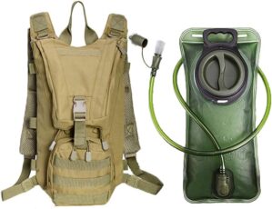 W WINTMING Tactical Backpack With Hydration Bladder