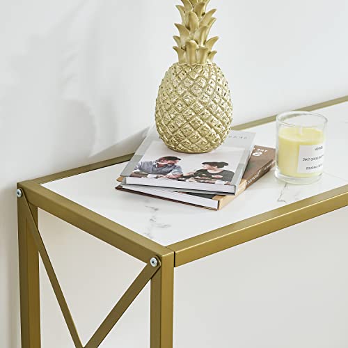 Tajsoon Entryway Console Table With Shelves - Image 5