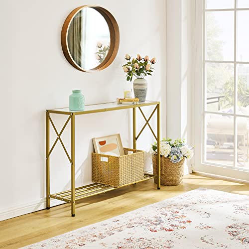 Tajsoon Entryway Console Table With Shelves - Image 2