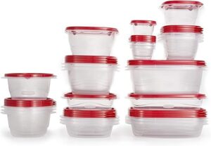 Rubbermaid TakeAlongs Food Storage Containers, Set of 26