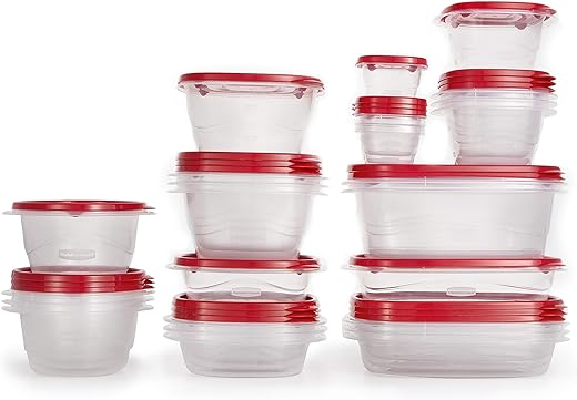 Rubbermaid TakeAlongs Food Storage Containers, Set of 26