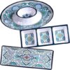 Certified International Talavera 3-Piece Melamine Hostess Set