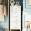 Huuger Tall 6 Drawer Fabric Dresser