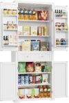 VASAGLE Tall Freestanding Pantry Cabinet With Shelves