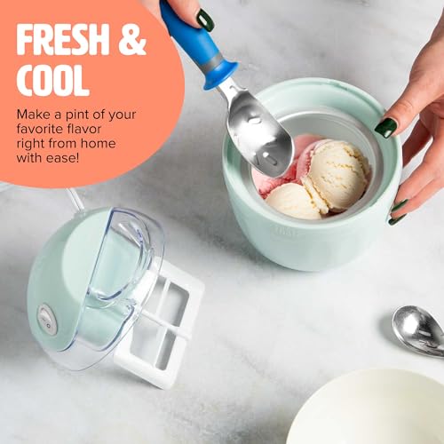 Tasty Mini Ice Cream Maker, Aqua - Image 2