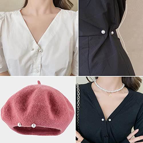 TBUZ Pearl Brooch Sweater Shawl Clips - Image 4