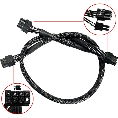 TeamProfitcom 16 AWG ATX 8 Pin To Dual PCIe Cable - Image 3