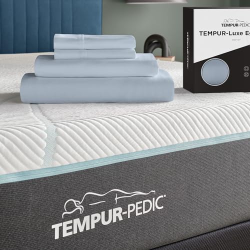 Tempur-Pedic Luxe Egyptian Cotton Sheet Set - Sleepy Blue - Image 2