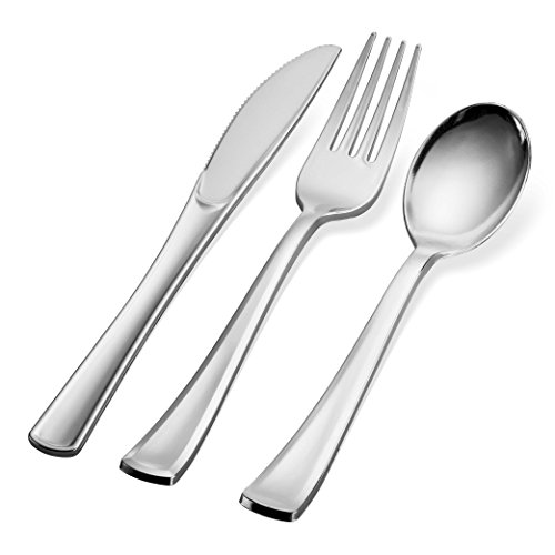 Tepco Settings Plastic Silverware Set - 160 Count - Image 2