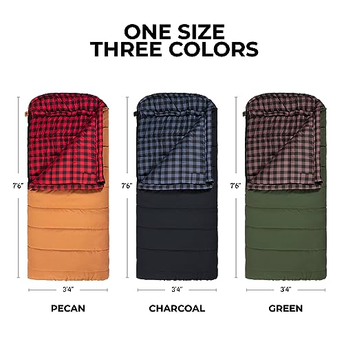TETON Sports Bridger Canvas Sleeping Bag - Stay Warm - Image 2