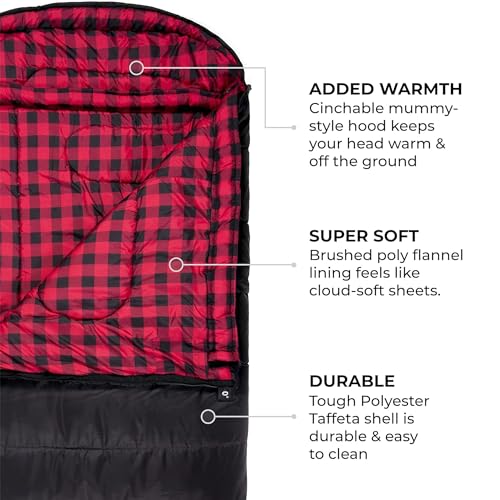 TETON Sports Celsius XXL Oversize Sleeping Bag - Image 4
