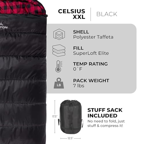 TETON Sports Celsius XXL Oversize Sleeping Bag - Image 5