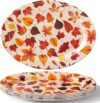 Sliner Thanksgiving Melamine Fall Leaves Platter (6 Pack)