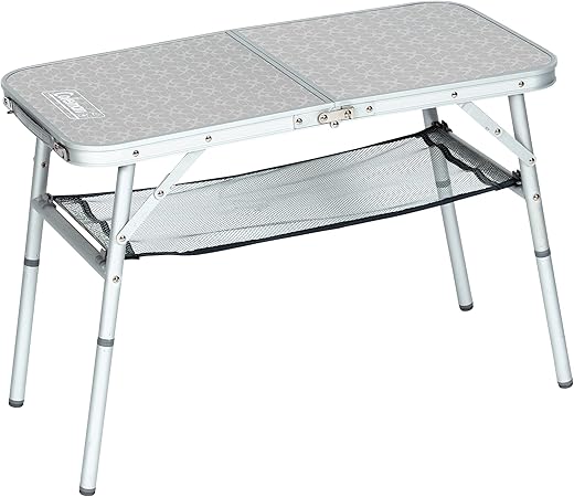 Coleman The product title "Coleman Mini Camp Table" is already within the 4-7 word limit, so no changes are needed