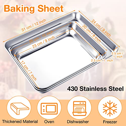 Thenshop Stainless Steel Baking Sheet Set - Image 2