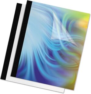 Fellowes Thermal Binding Covers, 10-Pack, Black (5222701)