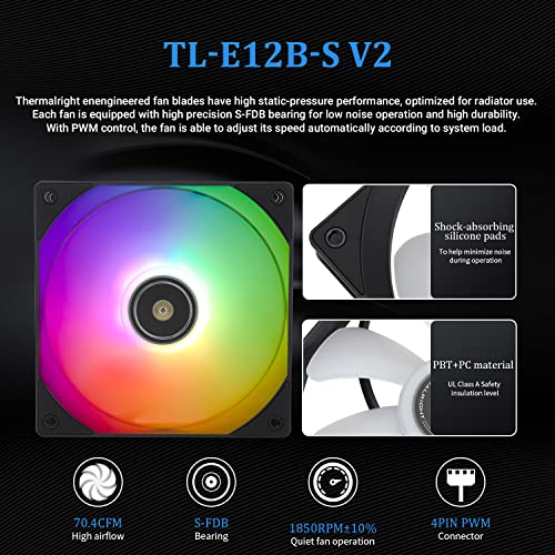 Thermalright Frozen Prism 240 Black ARGB Liquid Cooler - Image 5