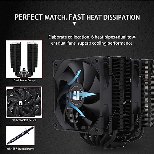 Thermalright PA120 Black CPU Air Cooler - Image 4
